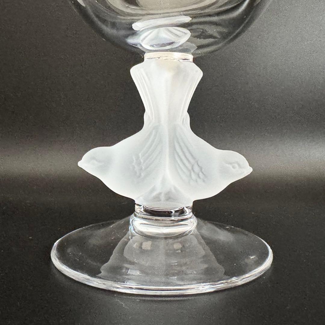 佐々木ガラス クリスタル ロビン 小鳥 コンポート 花瓶 脚付きボウル