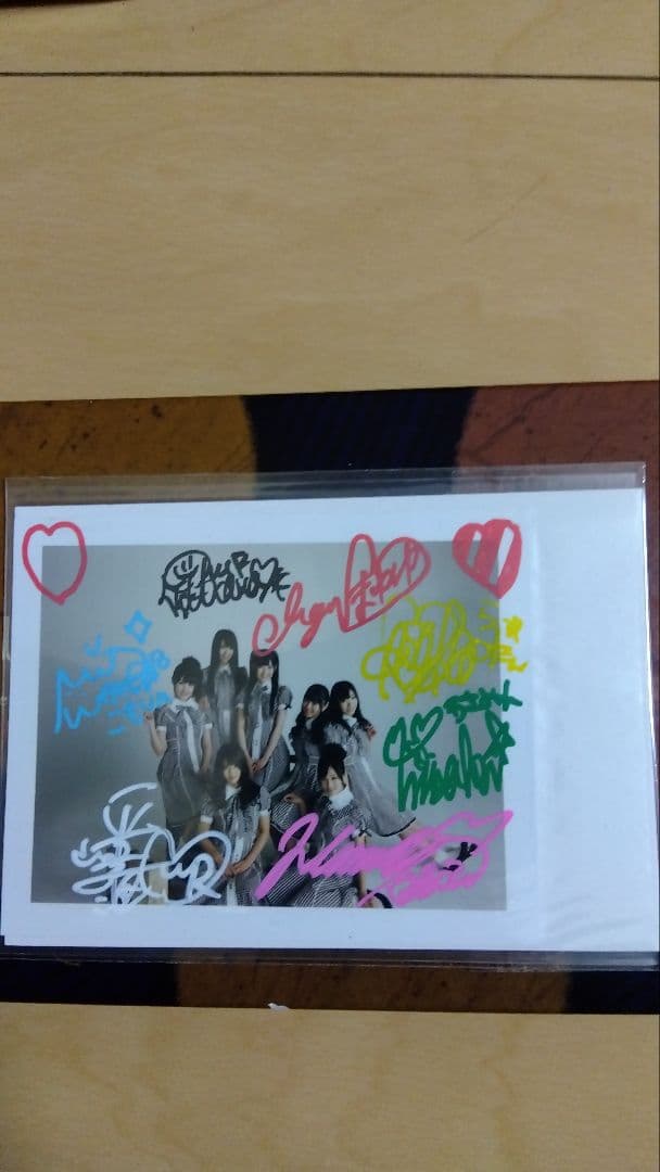 d*7様 渡り廊下走り隊　BOG抽プレ直筆サイン入りポラ　渡辺麻友