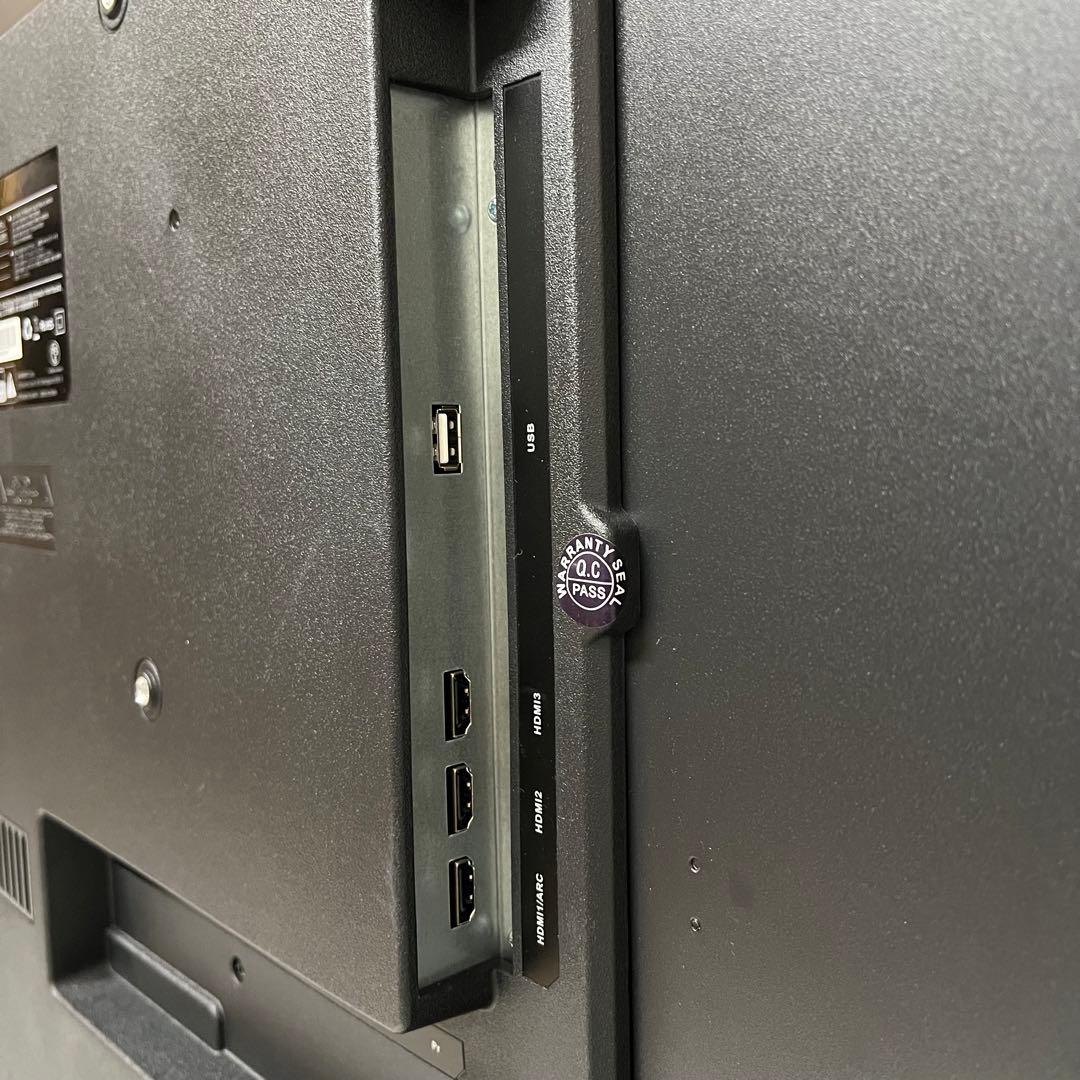 即日受渡❣️全国送料込昨年購入ジャパンネクスト50型4Kモニタースピーカーリモ付