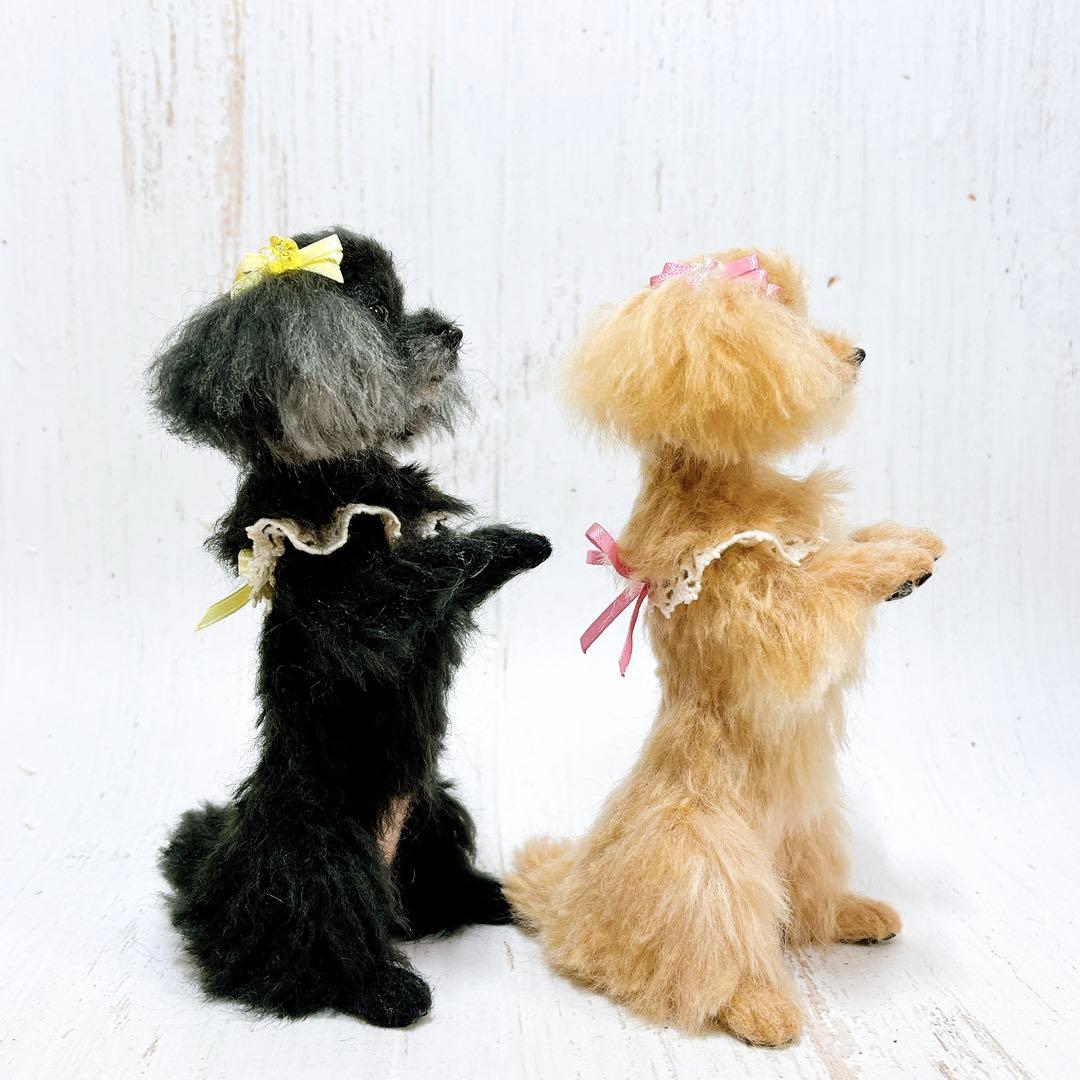 Hiroko 羊毛フェルト 犬 トイプードルちゃん