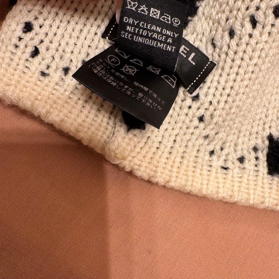 美品　シャネル　CHANELニット帽