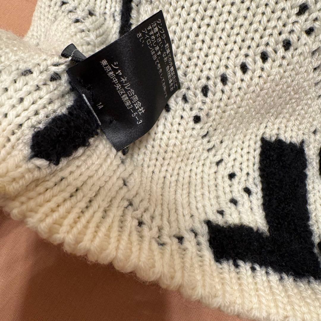 美品　シャネル　CHANELニット帽