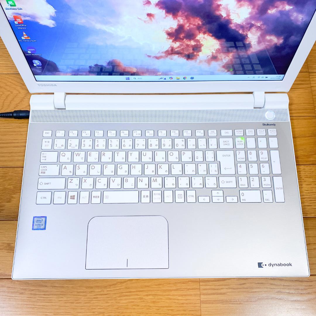 hime✨美品✨東芝ノートパソコン 第6世代i3 新品高速SSD