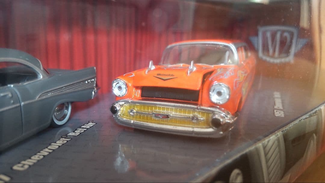 M2machines 1957 Chevrolet Bel Air 3台セット