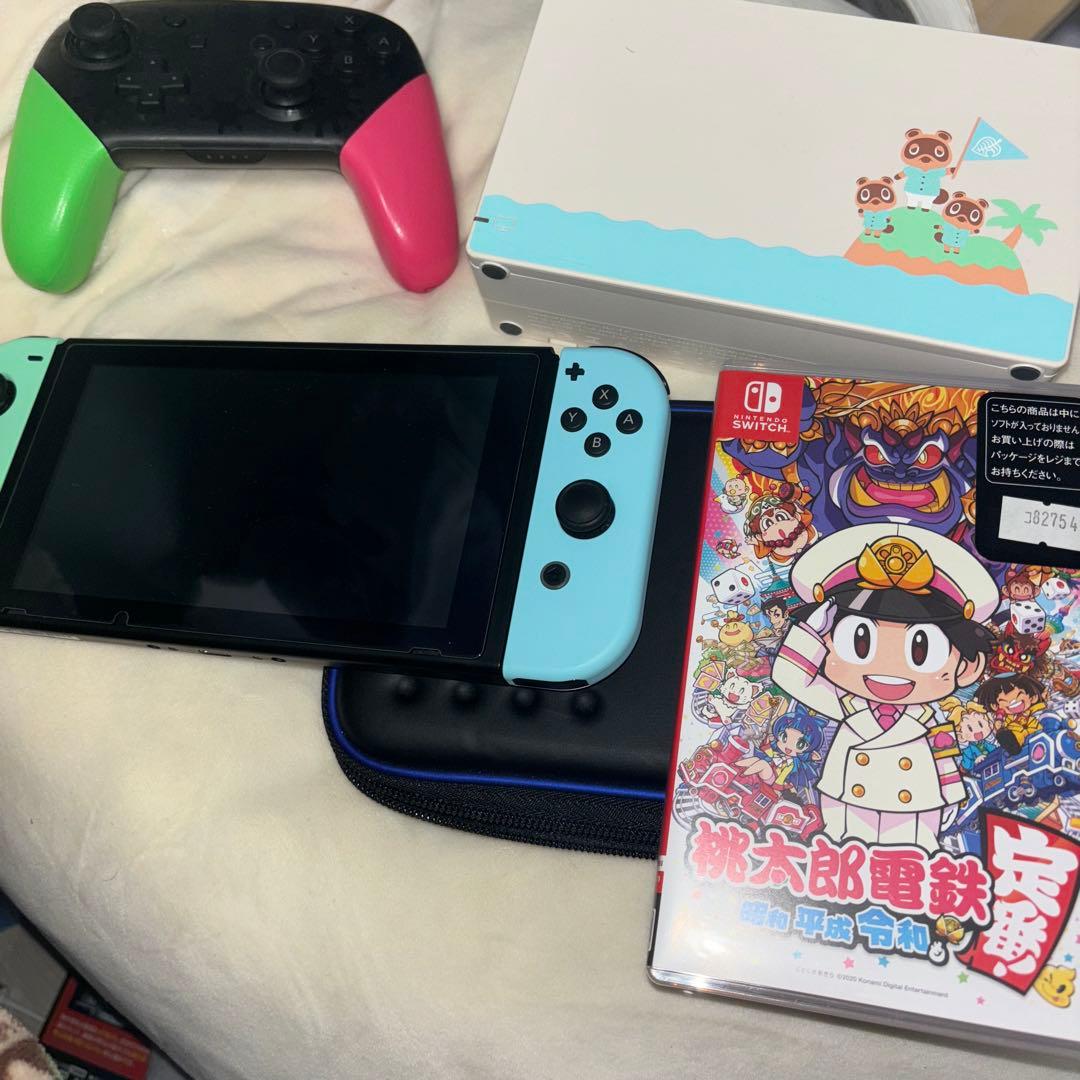 Nintendo Switch どうぶつの森セット プロコン・桃鉄付き