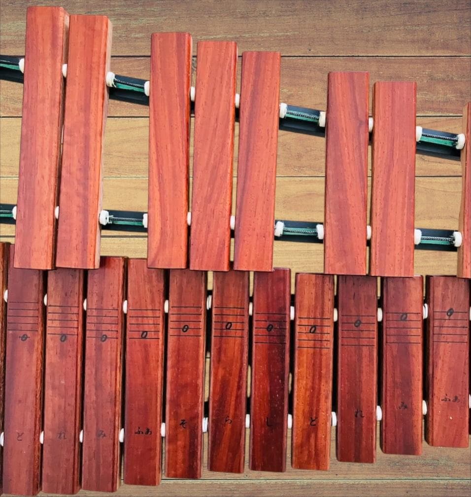 【廃盤品】YAMAHA TX-6 32音 シロフォン 卓上木琴 ケース付き