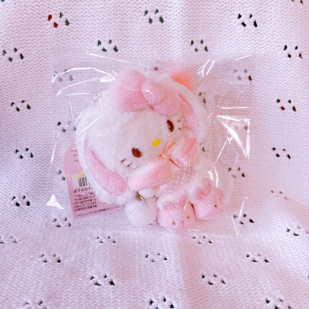 サンリオ　 ハローキティ　うさぎルームウェア　シリーズ　ぬいぐるみ　マスコット