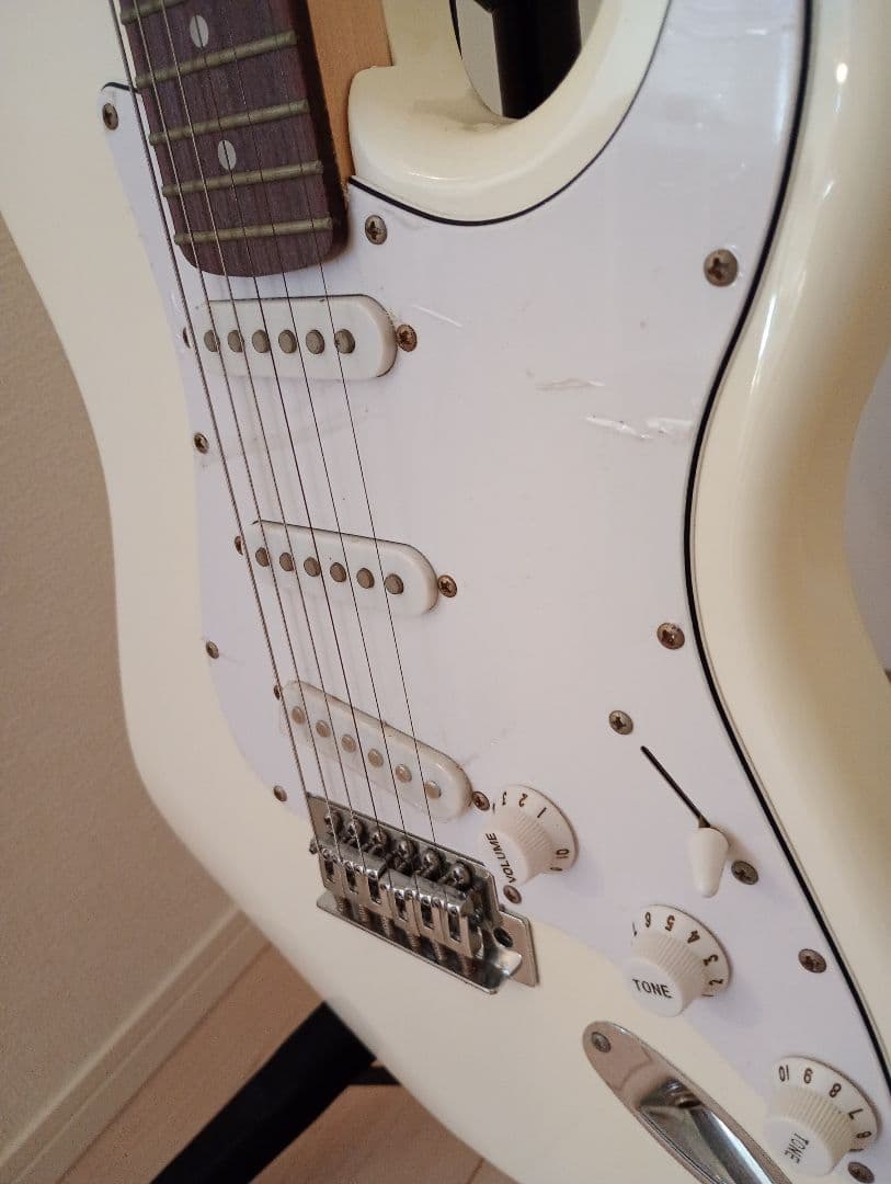 SELDER　セルダー　ストラト　ホワイト　中古　美品③