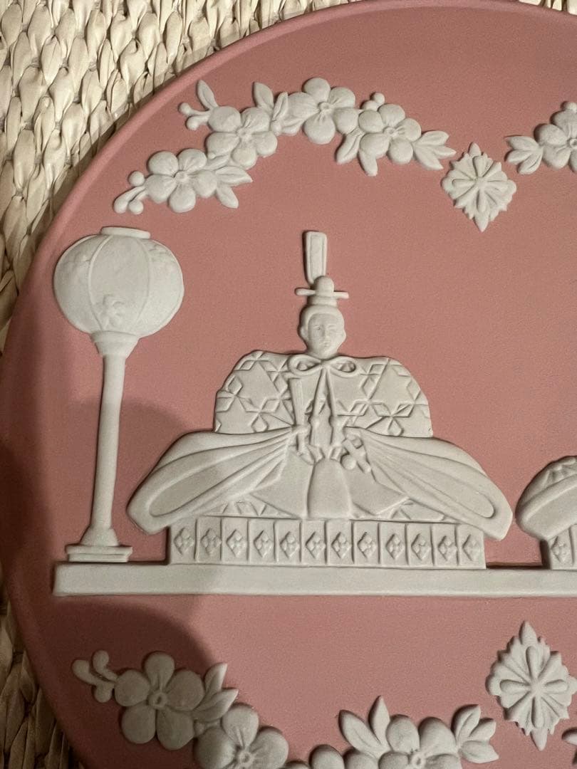 ウェッジウッド　ジャスパー　雛ドールプレート　リトルサムライプレート