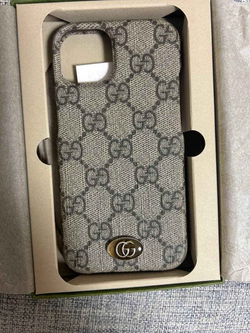 GUCCI iPhone14用スマホケース(箱付き)