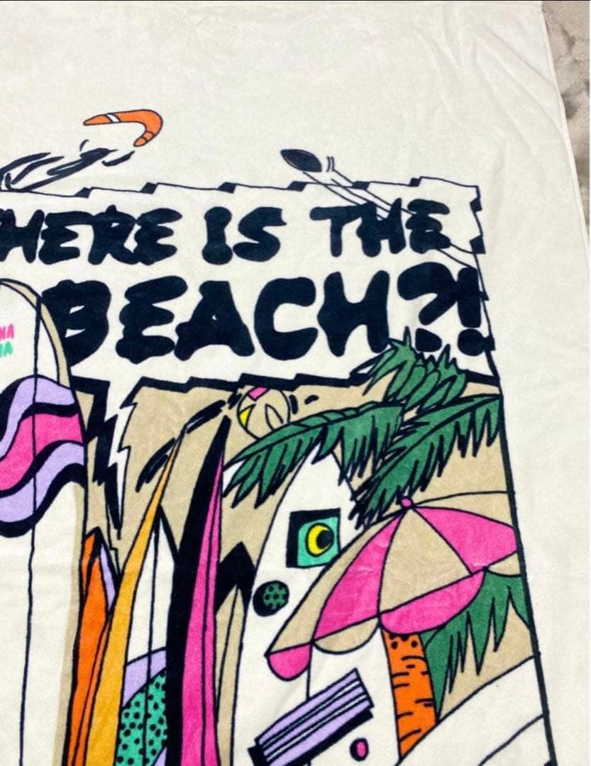 希少　廃盤品　adidas Originals 大判ビーチタオル アディダス