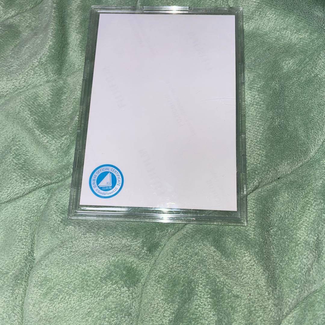 日向坂46 清水理央 直筆 生写真