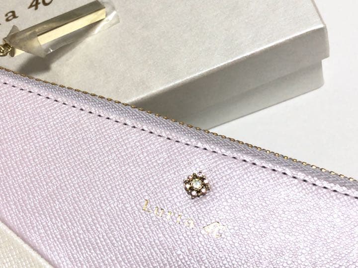 新品　ルリア4℃ 長財布　ガーデンパーティ　L字ファスナー　財布