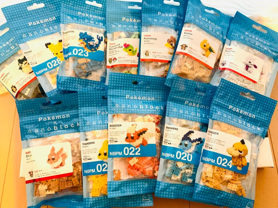 新品 レア有 ポケモン ナノブロック＆ナノビーズ