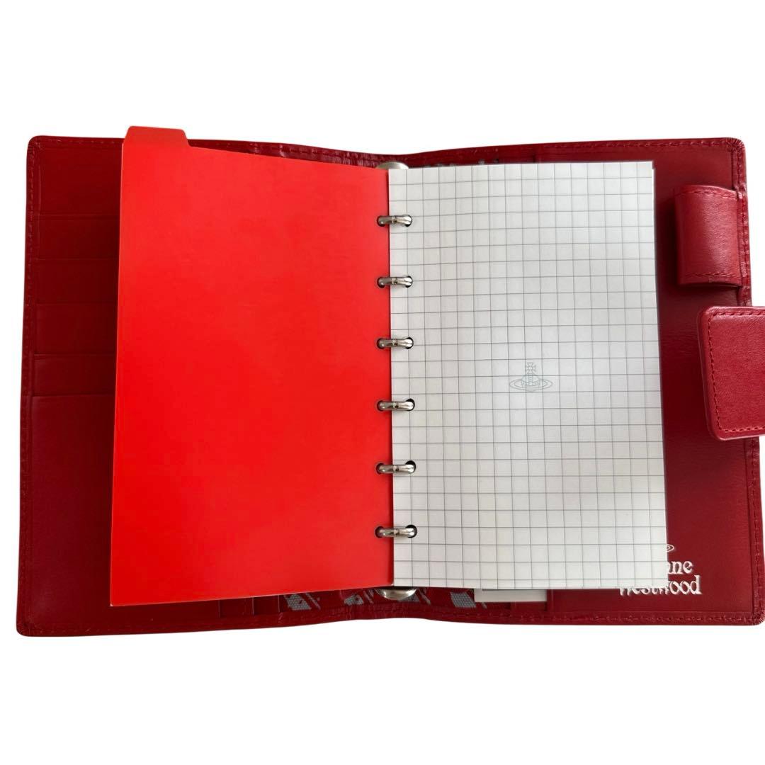 Vivienne Westwood 手帳カバー 赤(レッド)