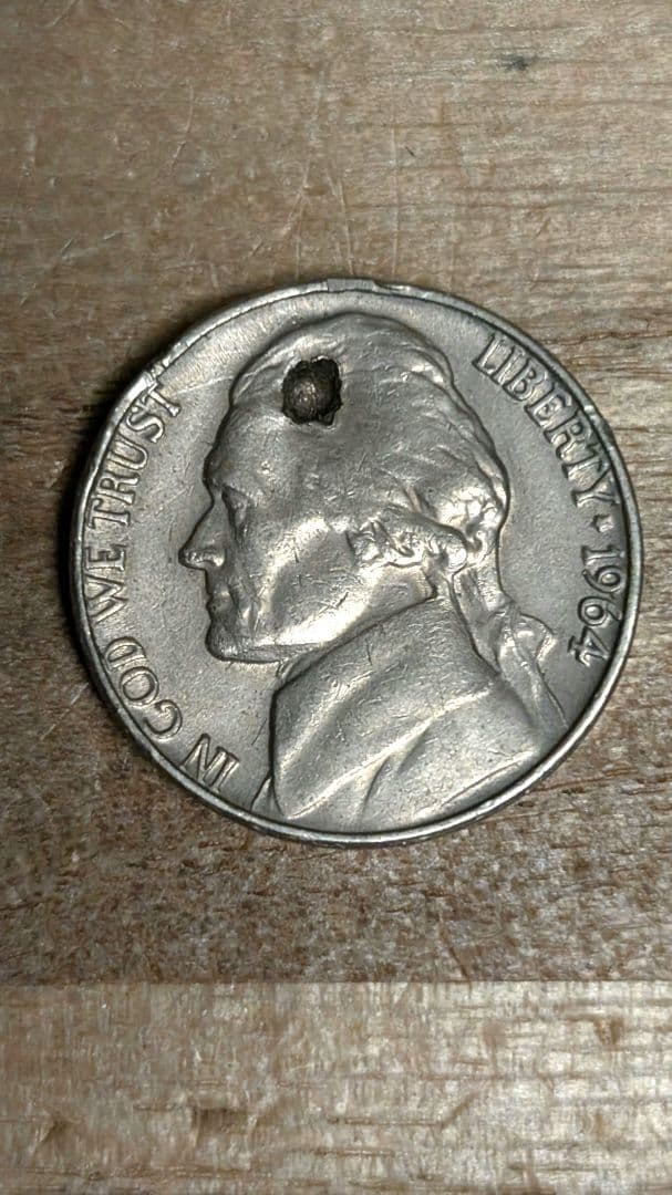 1946年 Jefferson nickel error