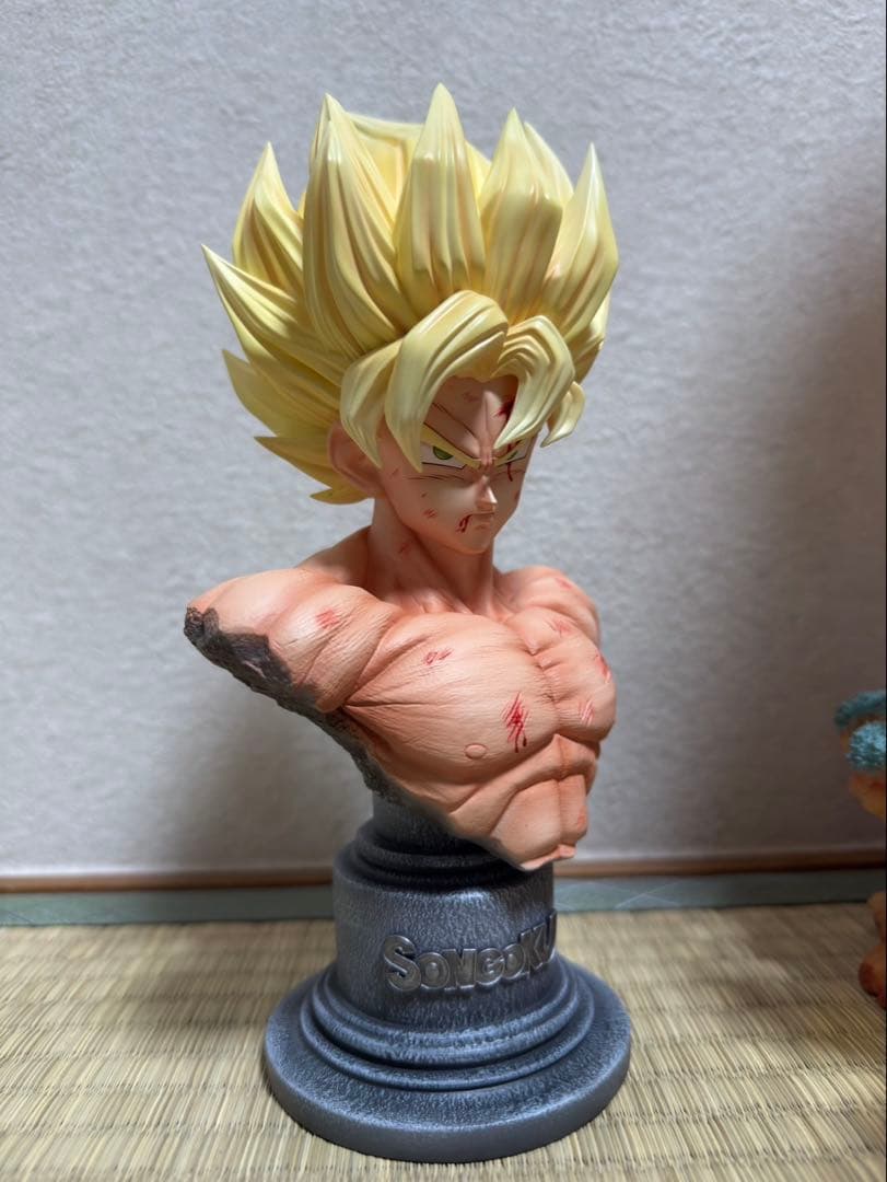 崎*黒様 ドラゴンボール 孫悟空 初超サイヤ人登場1/4 ガレージキット