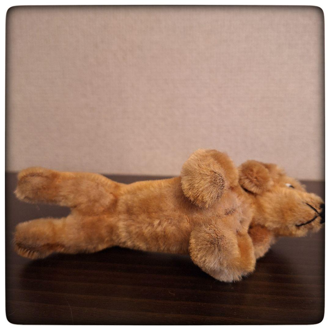 【希少 ミニチュアダックス 13cm】ヴィンテージ ポンチ目 ぬいぐるみ ココア