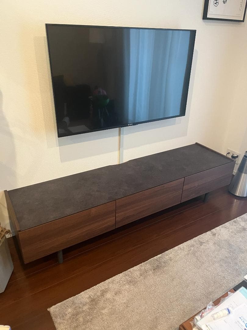 パモウナ テレビボード 幅180cm WV ウォールナット　引き取り可
