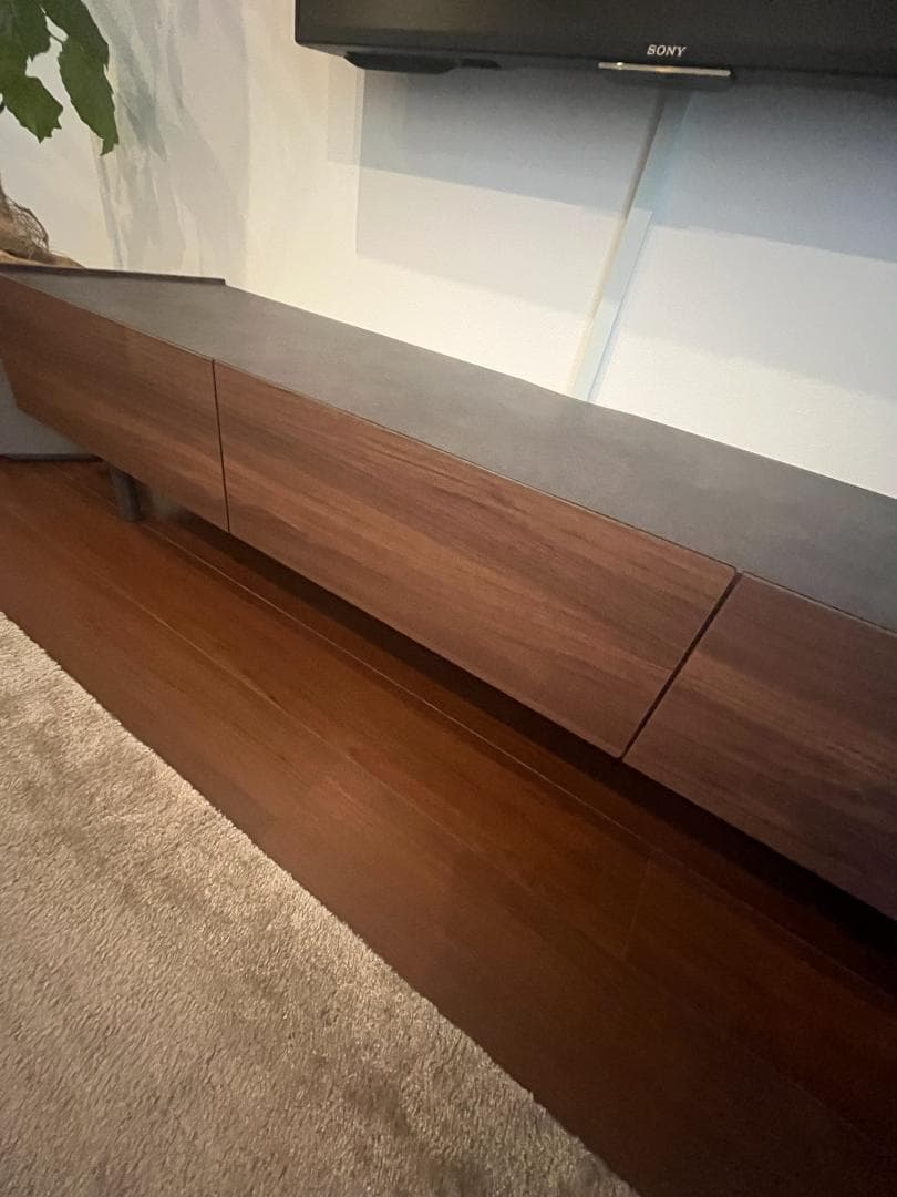パモウナ テレビボード 幅180cm WV ウォールナット　引き取り可