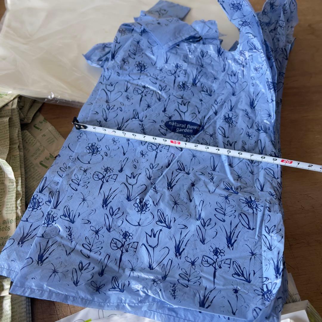 Mでお願いします同梱。花屋園芸店当店使用レジ袋処分その16