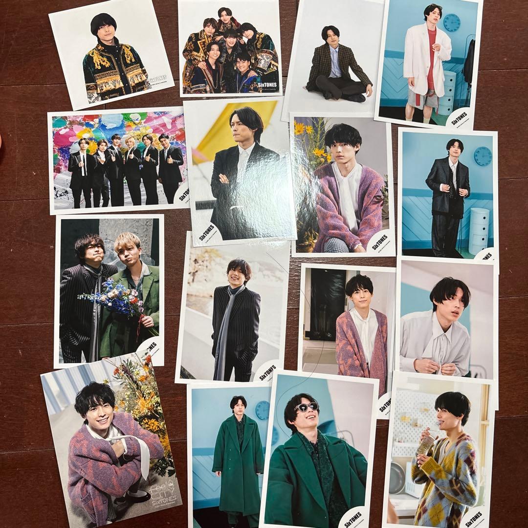 SixTones まとめ売り（ペンライト、うちわ、CD、雑誌、公式写真）など