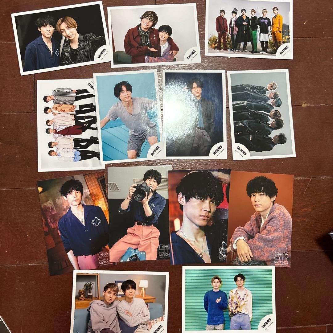 SixTones まとめ売り（ペンライト、うちわ、CD、雑誌、公式写真）など