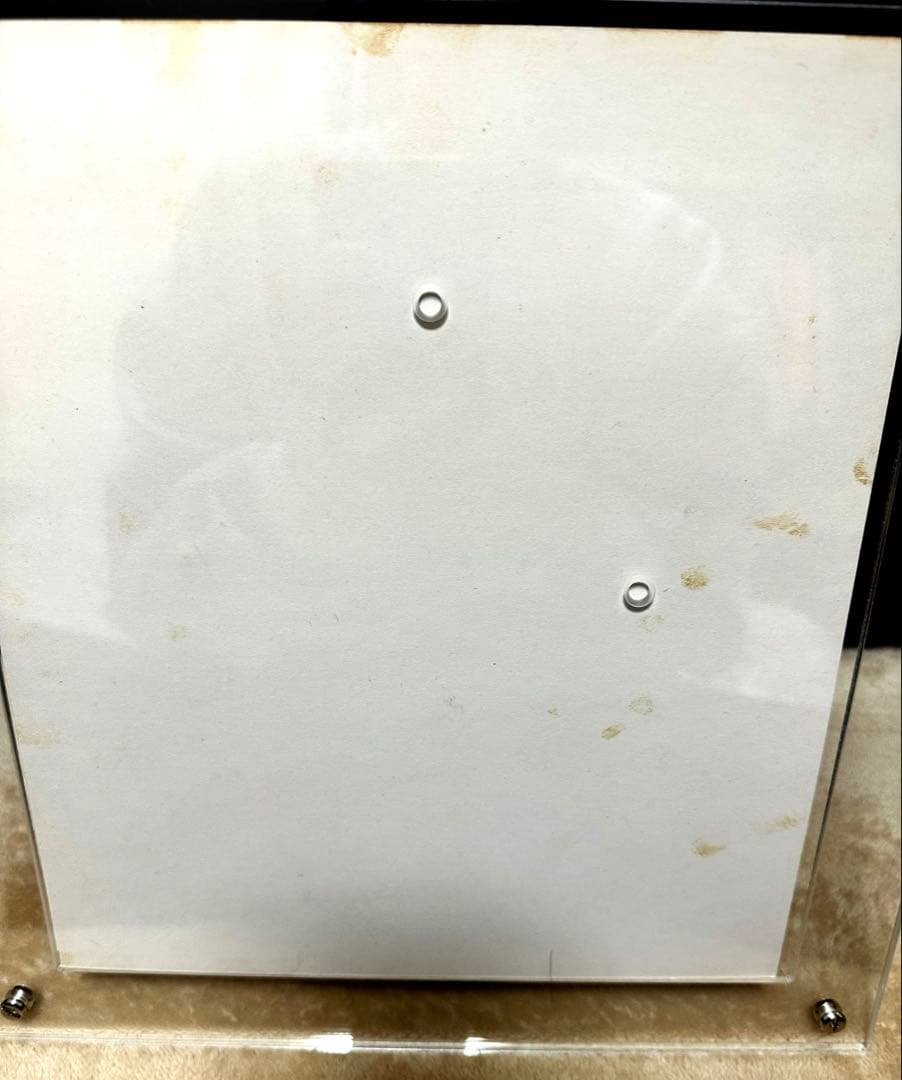 YUI 直筆サイン　アクリルフレーム付