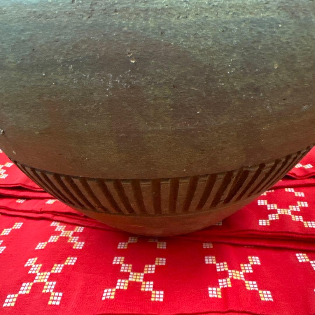 壺屋焼.素焼き.大壺