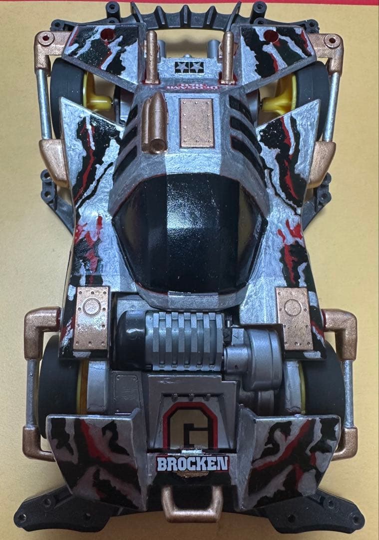 ミニ四駆 オリジナル塗装品 ブロッケンギガントG MINI 4WD 銀