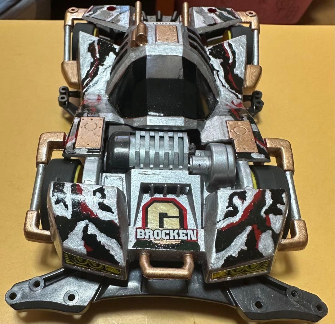 ミニ四駆 オリジナル塗装品 ブロッケンギガントG MINI 4WD 銀