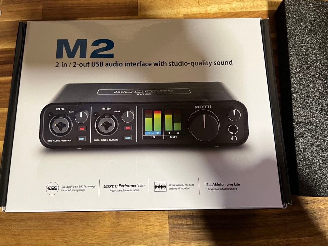 MOTU M2 オーディオインターフェイス DTM