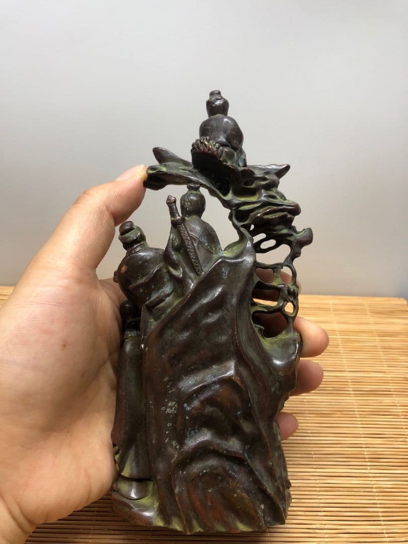 銅 細工 八仙過海銅像 居宅 風水 開運 招財 装飾品 工芸品 置物