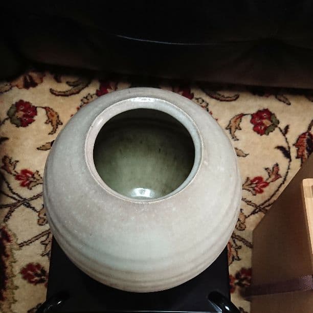 吉賀将夫 氏造 萩焼 花瓶 時代