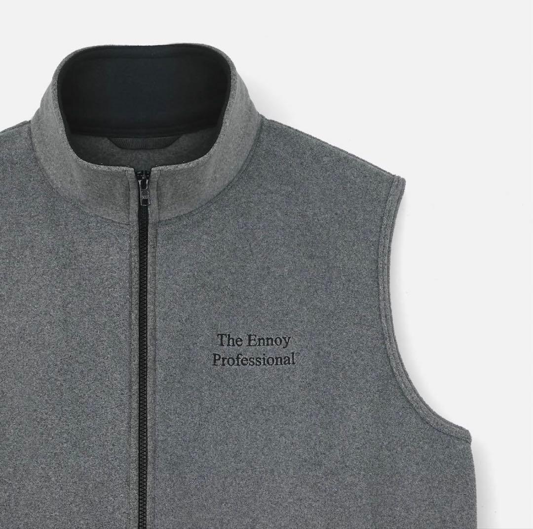 トップス ennoy PROFESSIONAL FLEECE VEST (GRAY) XL