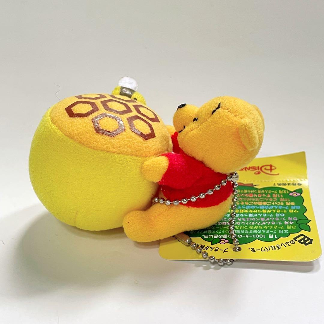 激レア プーさん 蜂蜜壺 ぬいぐるみ マスコット ディズニーストア 初期 レトロ