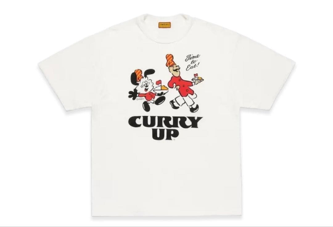 HUMAN MADE x CURRY UP x VERDY Tシャツ 白 XL