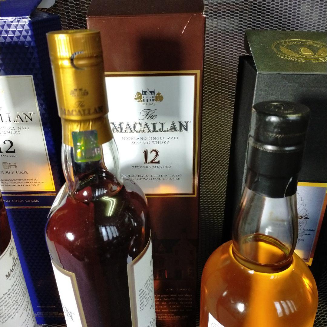 マッカラン12年 旧ボトル　他イチローズ モルト　合計4本