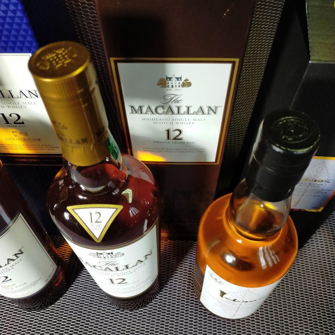 マッカラン12年 旧ボトル　他イチローズ モルト　合計4本
