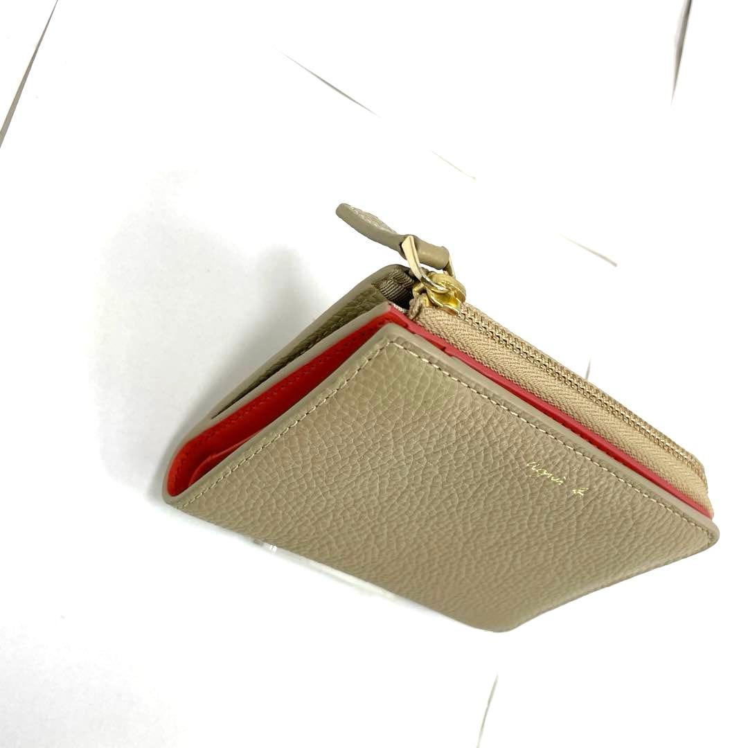 アニエスベー コンパクトウォレット 折り財布 レザー