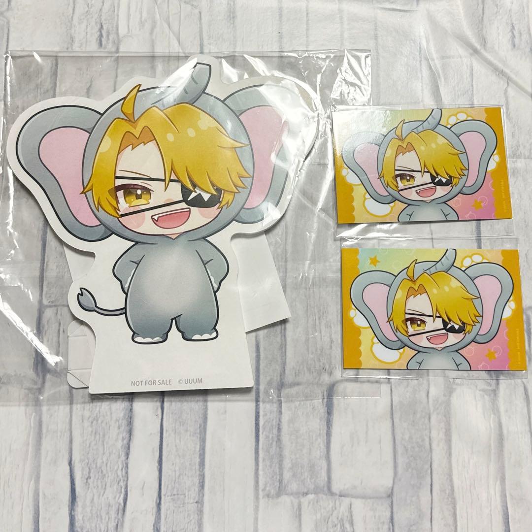 カラフルピーチ　東武動物公園　ミニ　パネル　参加賞　ステッカー　シール　たっつん