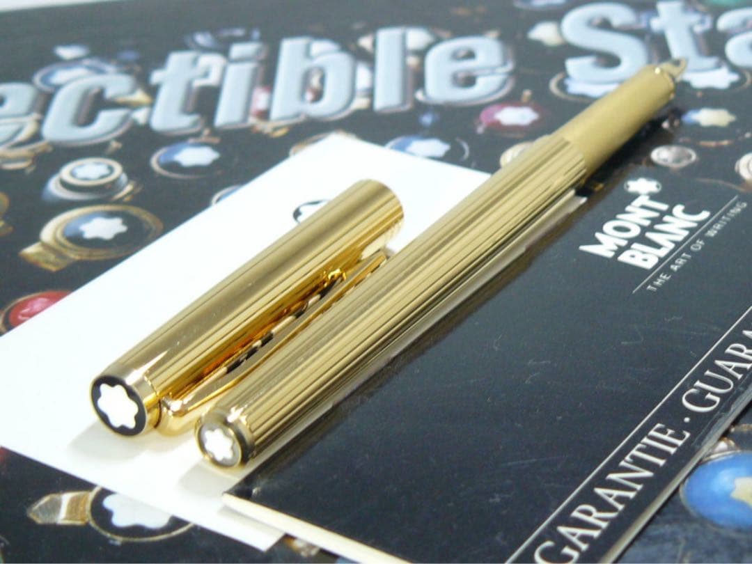 モンブラン　★金運を呼ぶ！黄金の総金張りの価値の高い逸品！★ノブレスNo1347