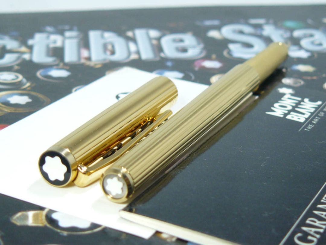 モンブラン　★金運を呼ぶ！黄金の総金張りの価値の高い逸品！★ノブレスNo1347