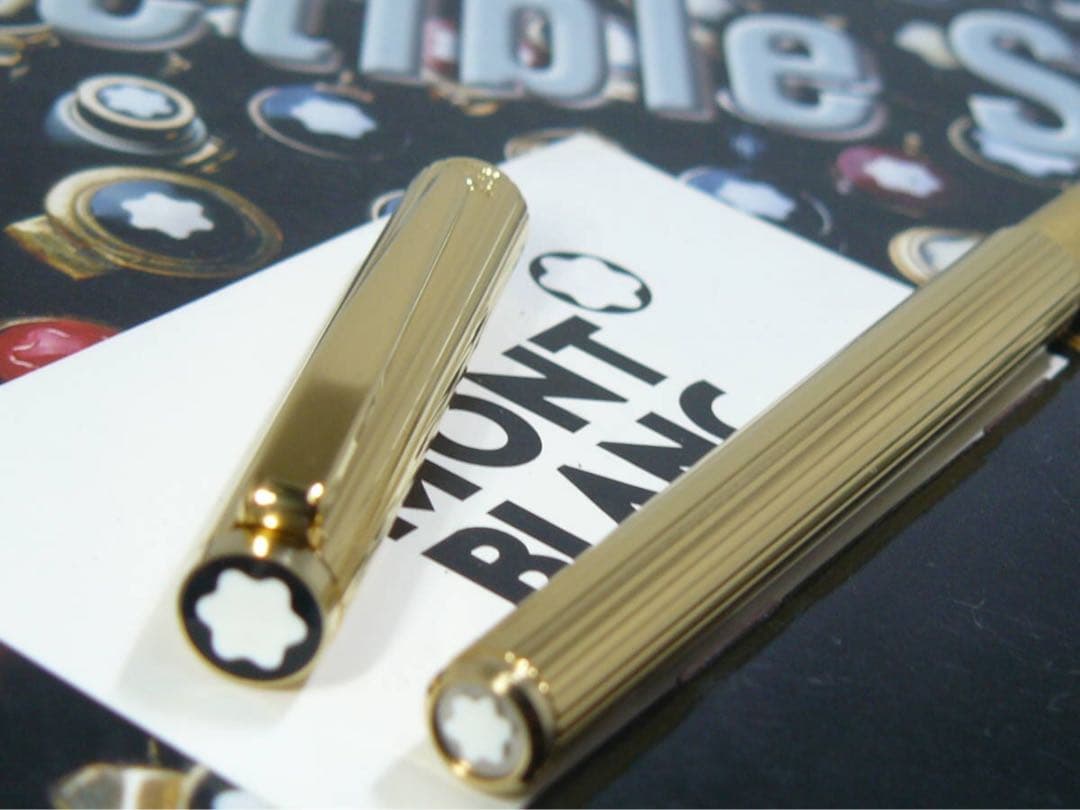 モンブラン　★金運を呼ぶ！黄金の総金張りの価値の高い逸品！★ノブレスNo1347