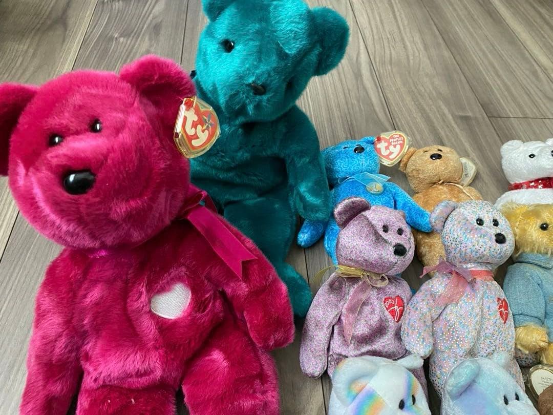 Ty ビーニーベイビー ぬいぐるみくまセット 19点