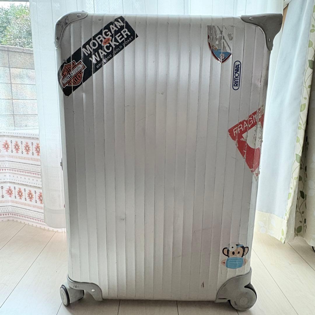 Rimowa リモワトパーズ　キャリーケース プルタブ　サイドハンドル　青ロゴ