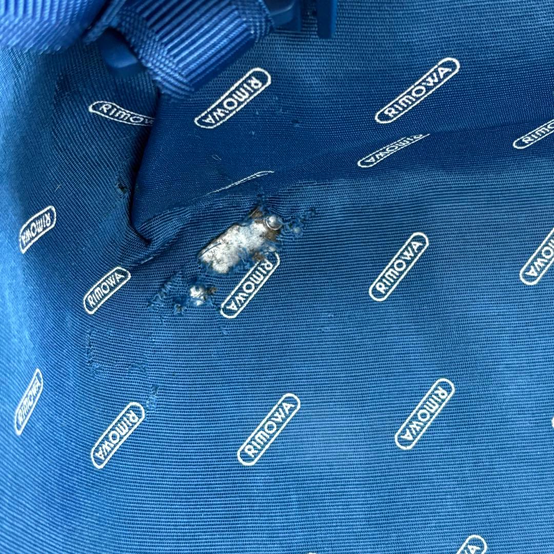 Rimowa リモワトパーズ　キャリーケース プルタブ　サイドハンドル　青ロゴ