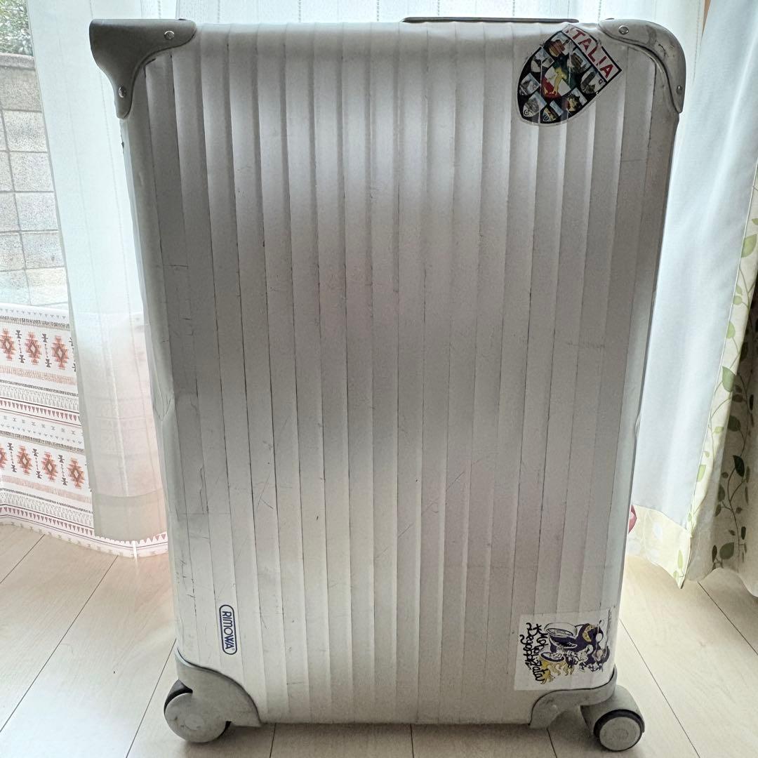 Rimowa リモワトパーズ　キャリーケース プルタブ　サイドハンドル　青ロゴ