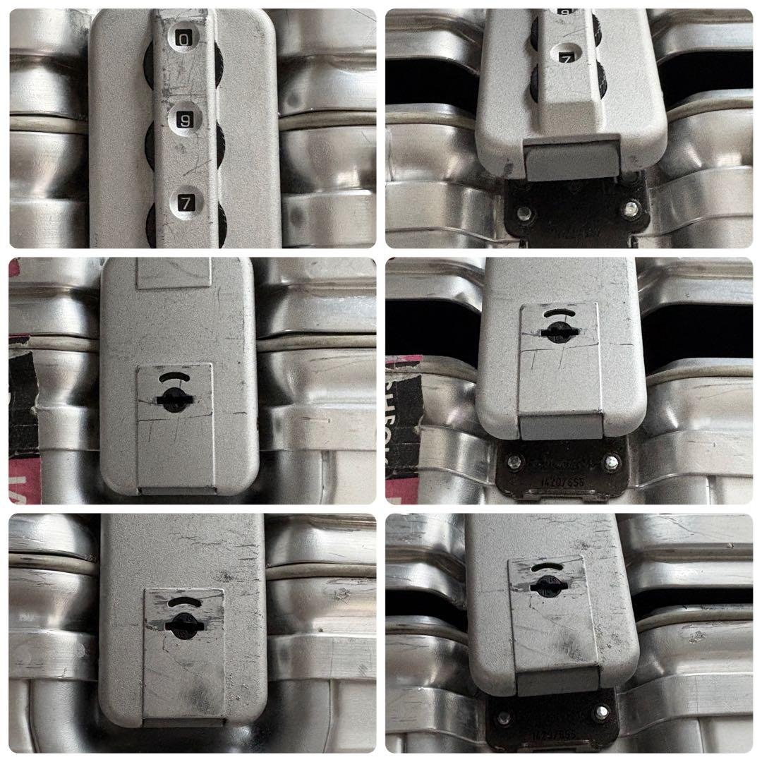 Rimowa リモワトパーズ　キャリーケース プルタブ　サイドハンドル　青ロゴ