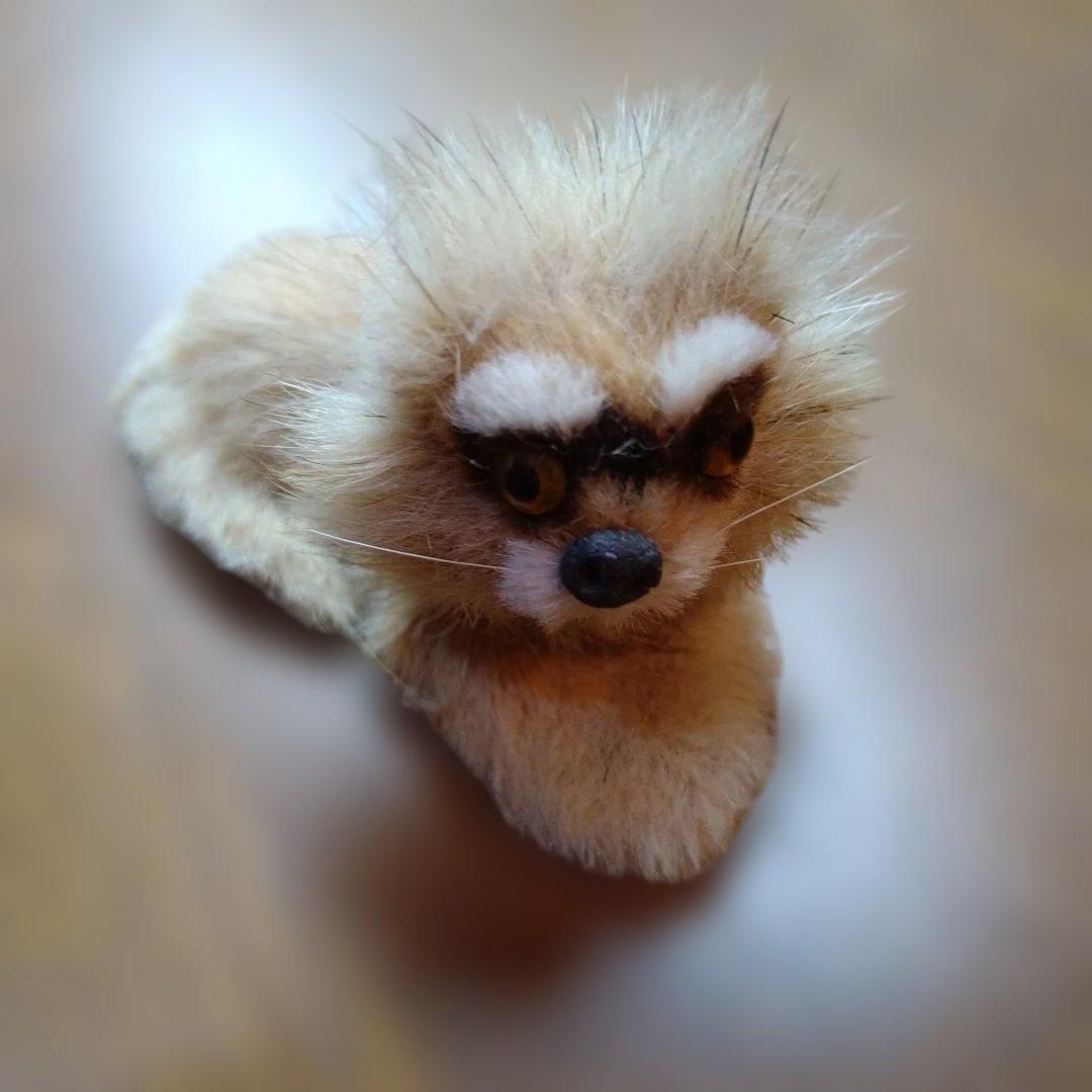 虎の親子置物3体セットA ビンテージ　ハンドメイド　首振り　一点物